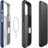 Guam Flag Dark Wood iPhone 16 Pro Magsafe Impact Case